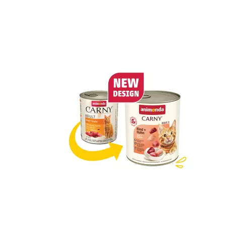 ANIMONDA konzerva CARNY Adult - hovězí, kuřecí 800g