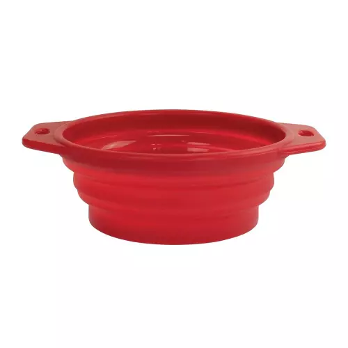Cestovní skládací miska ze silnostěnného silikonu HipHop (1 l /ø 18 cm)