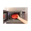 Polštářek k nahřátí nebo chlazení 26cm, černá/bílá-káro