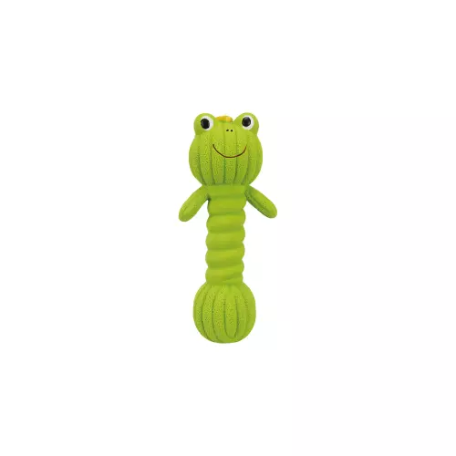 Dumpbell Frog, žába/činka, latex se zvukem, 18cm