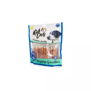 KIDDOG kuřecí masíčko na buvolí tyčince - 8 mm/12 cm 500 g