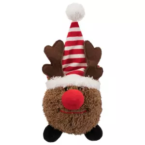 Vánoční plyšový míček Santa Claus/Sob/Sněhulák 18–29 cm