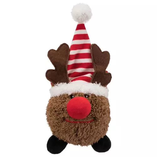 Vánoční plyšový míček Santa Claus/Sob/Sněhulák 18–29 cm