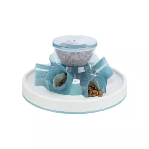 Cat Activity Tunnel Feeder - krmítko s tunýlky, o 28 × 14 cm