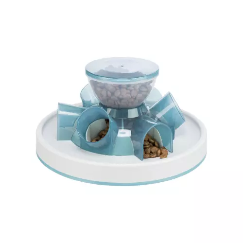 Cat Activity Tunnel Feeder - krmítko s tunýlky, o 28 × 14 cm