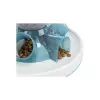 Cat Activity Tunnel Feeder - krmítko s tunýlky, o 28 × 14 cm