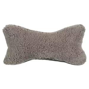 Polštář pod hlavu BENDSON ergonomický, 40 x 22 cm, světle šedá/tmavě šedá