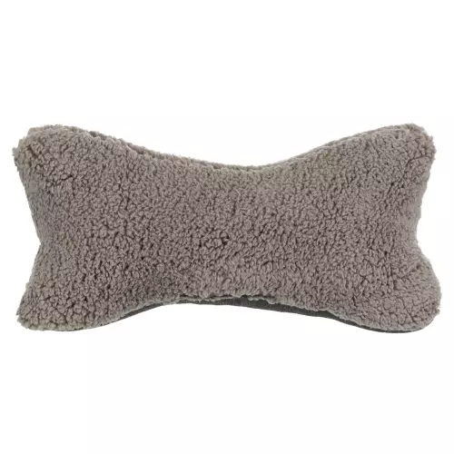 Polštář pod hlavu BENDSON ergonomický, 40 x 22 cm, světle šedá/tmavě šedá