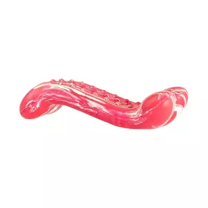 Antibakteriální dentální kost s vůní hovězího steaku HipHop přírodní guma (13,5 cm, pro psy do 25 kg)