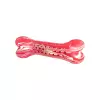 Antibakteriální dentální kost s vůní hovězího steaku HipHop přírodní guma (13,5 cm, pro psy do 25 kg)