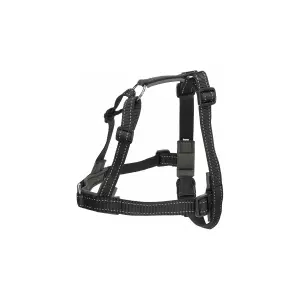 Lead'n'Walk Soft tréninkový postroj - černý (S-M:hruď:45-70cm/25mm)
