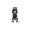 Kočárek pro psy BUGGY, rychlosklápěcí, 47 x 100 x 80cm, nosnost do 15 kg, šedá