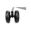 Kočárek pro psy BUGGY, rychlosklápěcí, 47 x 100 x 80cm, nosnost do 15 kg, šedá