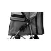 Kočárek pro psy BUGGY, rychlosklápěcí, 47 x 100 x 80cm, nosnost do 15 kg, šedá