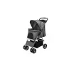 Kočárek pro psy BUGGY, rychlosklápěcí, 47 x 100 x 80cm, nosnost do 15 kg, šedá