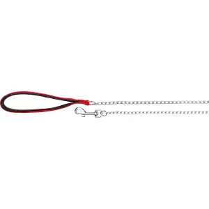 Řetízkové vodítko, červená (XS-S: 1,10 m/2 mm)
