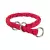 Obojek CAVO kulatý polostahovací - červený (L-XL: 52-60cm/ ø18mm)