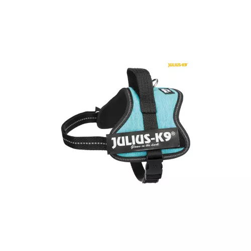 Julius-K9 silový postroj Mini-Mini/XS 40-53 cm/22 mm, oceán