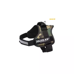 Julius-K9 silový postroj 0/M-L 58-76 cm, - maskáčová