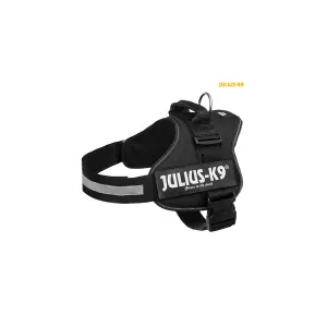 Julius-K9 silový postroj 2/L-XL 71-96 cm/50 mm, - černý