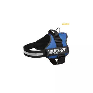 Julius-K9 silový postroj 3/XL 82-116 cm, - modrá
