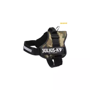 Julius-K9 silový postroj 3/XL 82-118 cm, - maskáčová