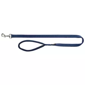 Vodítko PREMIUM s vyplněnou rukojetí - indigo (L-XL: 1,00 m/25 mm)