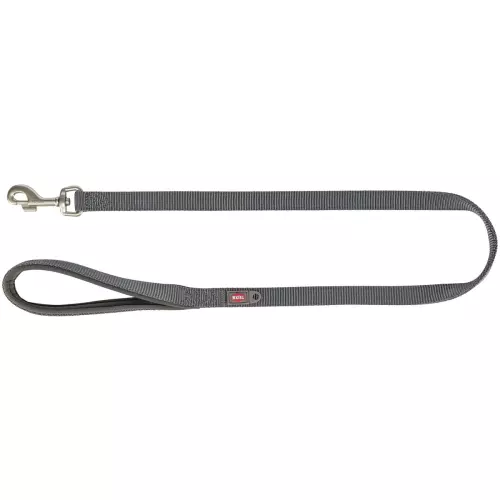 Vodítko PREMIUM s vyplněnou rukojetí - grafit (L-XL: 1,00 m/25 mm)