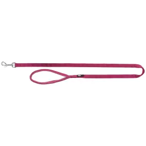 Vodítko PREMIUM s vyplněnou rukojetí - orchidej (L-XL: 1,00 m/25 mm)