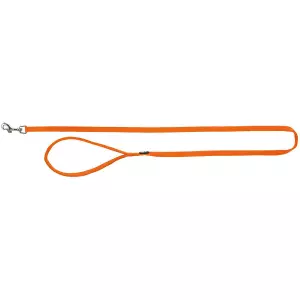 Vodítko PREMIUM s vyplněnou rukojetí, papaya (L-XL: 1,00 m/25 mm)