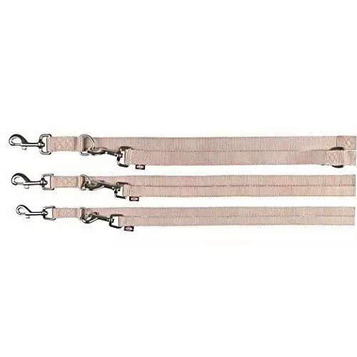 Vodítko PREMIUM prodlužovací - béžová (L-XL: 2,00 m/25 mm)