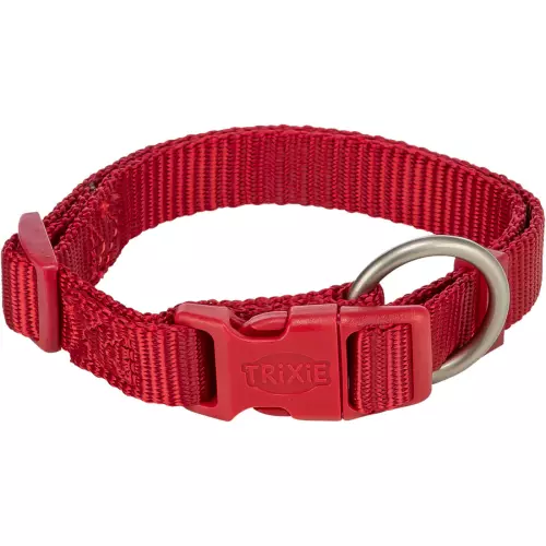 Obojek PREMIUM - červený (S:25-40cm/15mm)