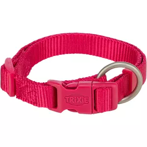 Obojek PREMIUM - fuchsie (S:25-40cm/15mm)