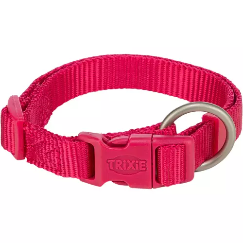 Obojek PREMIUM - fuchsie (S:25-40cm/15mm)