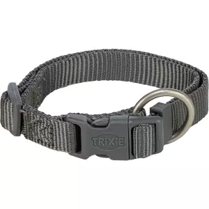 Obojek PREMIUM - grafit (S-M:30-45cm/15mm)