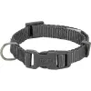 Obojek PREMIUM - grafit (S-M:30-45cm/15mm)