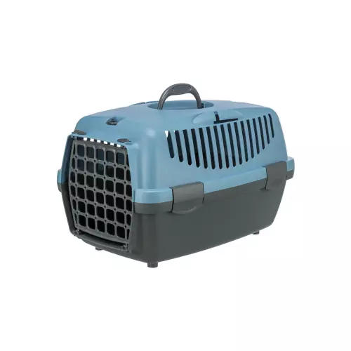 Transportní box CAPRI I, XS: 32x31x48cm (max. 6kg), tmavě šedá/modrá