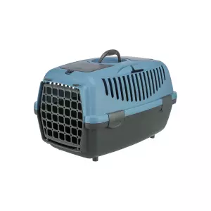 Transportní box CAPRI II, XS-S: 37x34x55cm (max. 8kg), tmavě šedá/modrá