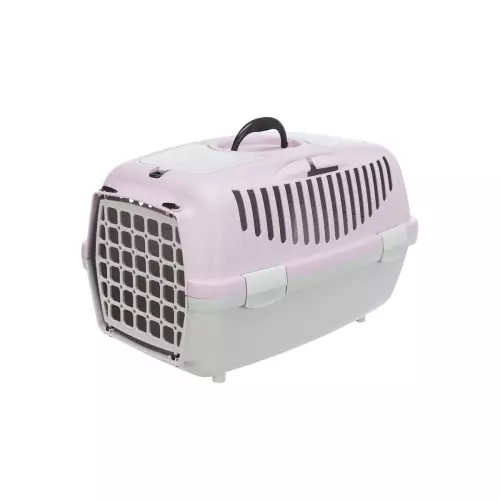Transportní box CAPRI II, XS-S: 37x34x55cm (max. 8kg), světle šedá/lila