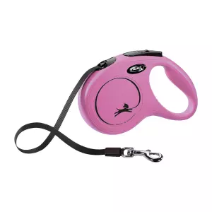 Flexi New Classic pásek, růžová (XS: délka 3 m, do 12 kg)