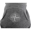BE NORDIC Flensburg, mikina s kapucí, šedá (XS:27cm, hruď:36cm, krk:28cm)