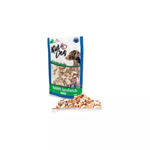 KIDDOG MINI králičí sendvič 80 g