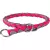 Obojek CAVO kulatý polostahovací - fuchsie/grafit (XS-S: 25-31cm/ ø12mm)