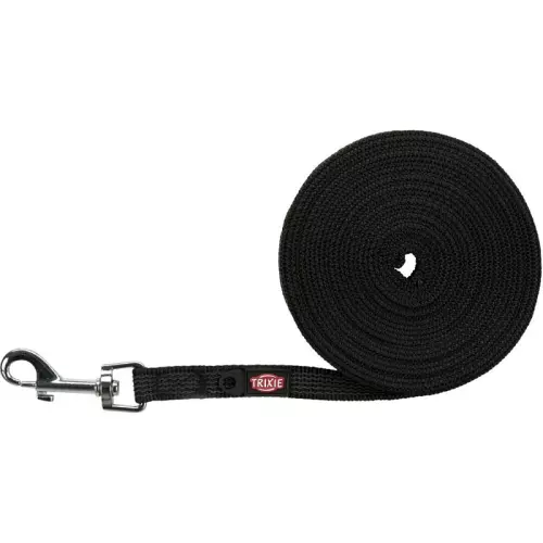 Stopovací vodítko pogumované - černé (S-M: 10 m/15 mm)