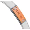 BE NORDIC kožený obojek - světle šedá (L-XL: 55 cm/30 mm)