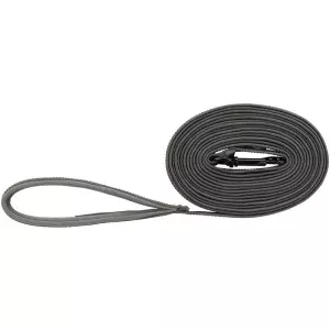 Stopovací vodítko FUSION, pogumované, grafit (M-L: 3 m/17 mm)
