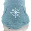 BE NORDIC Flensburg mikina s kapucí, světlá petrolejová (L:55cm, hruď:73cm, krk:48cm)