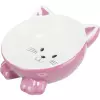 Keramická miska ergonomická 0.15 l/o 14 cm, vyvýšená, tvar kočka,