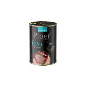 NEW PIPER CAT konzerva pro sterilizované kočky, s tuňákem, 400g