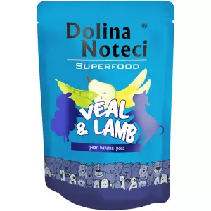 DOLINA NOTECI SUPERFOODS telecí a jehněčí kapsička pro psy 300 g